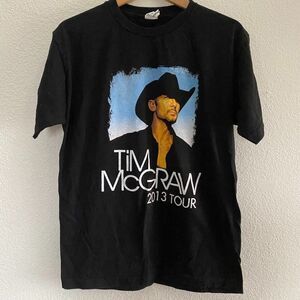 Tim McGraw 2013 Two Lanes Of Freedom Tour Dates On Back T-Shirt Men's Medium